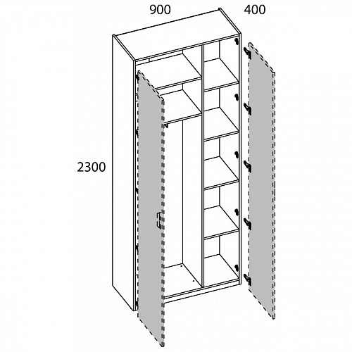 Шкаф MODERN 2D Персидский жемчуг
