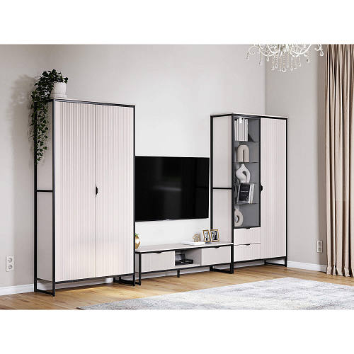 Тумба Нора с 2 ящиками гостиная Персидский жемчуг