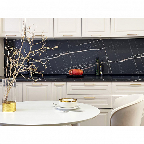 Стол обеденный Сканди 2 белый/светлый лак