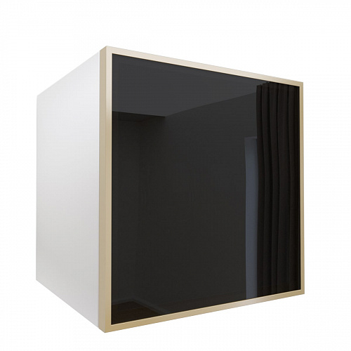 Фасад со стеклом из алюминиевого профиля 350х350