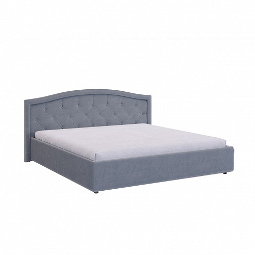 Кровать с подъемным механизмом Верона 2 180х200 оникс (велюр)