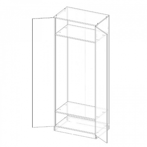 Шкаф Мори 800 Белый