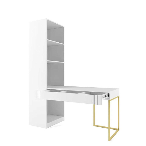 Набор Уголок школьника Мишель Белый/Золото