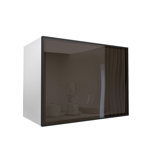 Фасад со стеклом из алюминиевого профиля 600х450