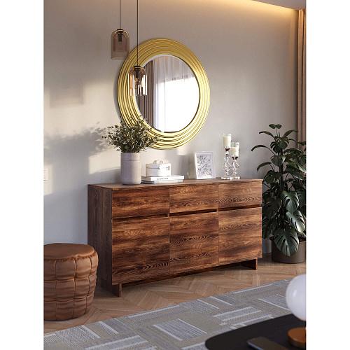 Комод НК DIEGO 3Я-3Д Каштан