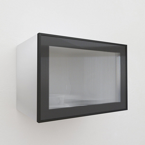 Фасад со стеклом из алюминиевого профиля 500х350