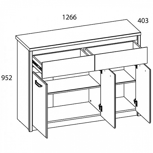 Гостиная JAZZ Каштан найроби/Оникс