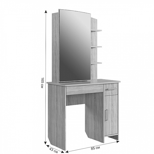 Туалетный столик Виктория-1 белое дерево