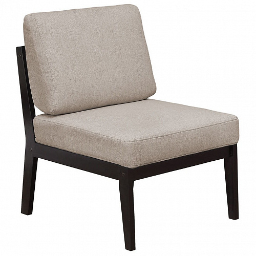 Кресло массив мягкое UNO LATTE/Венге