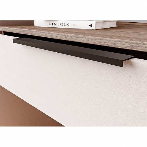 Тумба подвесная Роза 900 Орех Франклин/Бежевый Скин