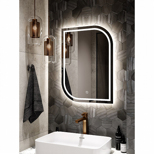 Зеркало навесное Z-17 с подсветкой вертикальное