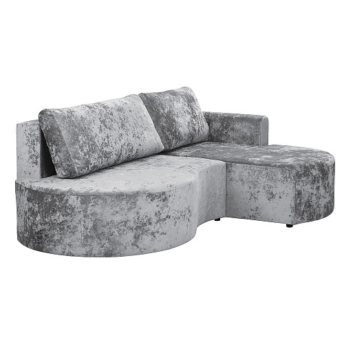 Угловой диван Каир (Левый) PLUSH SILVER