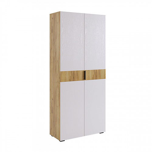 Гостиная Бери К2 дуб крафт золотой/белое дерево