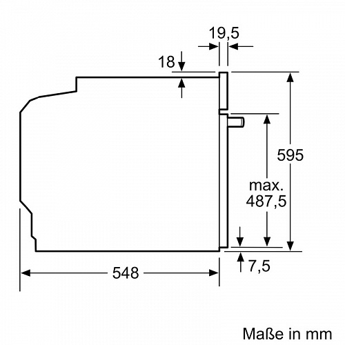 Встраиваемая электрическая духовка BOSCH HBG7341B1