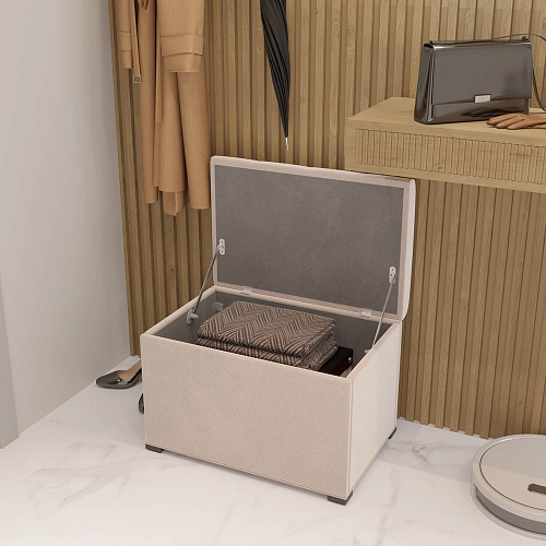 Тумба NOVEL 600(М27) Велюр Бежевый