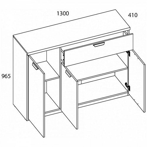 Комод MODERN 3D1S Персидский жемчуг/Ирландский ликер