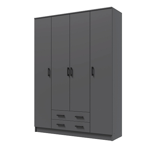 Шкаф Квадро без зеркала Графит