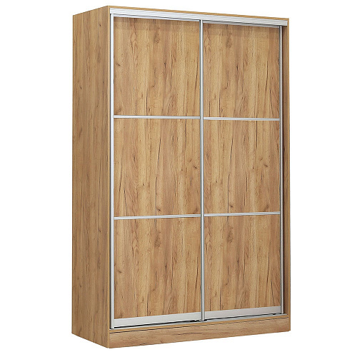 Шкаф-купе 2-х дверный 1540х590 ВАРИАНТ 3 Дуб Крафт золотой