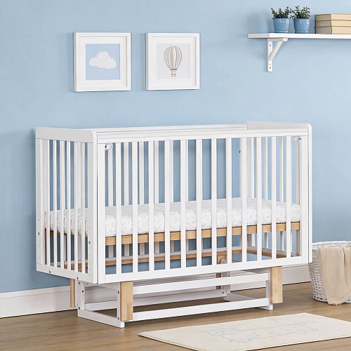 Кровать детская Соня КМ.014.01-032 Снег (Лак)