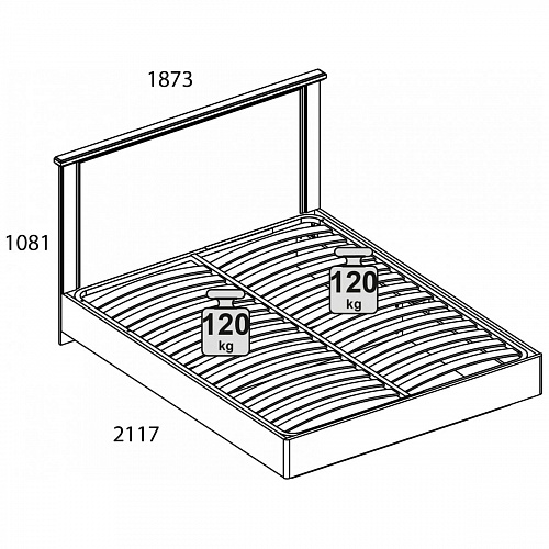 Кровать с подъемным механизмом TOSCANA NEW 180 Персидский жемчуг/Каньон