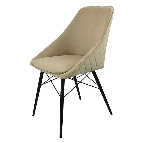 Стул Монти ST Люкс черный муар/Катания Латте