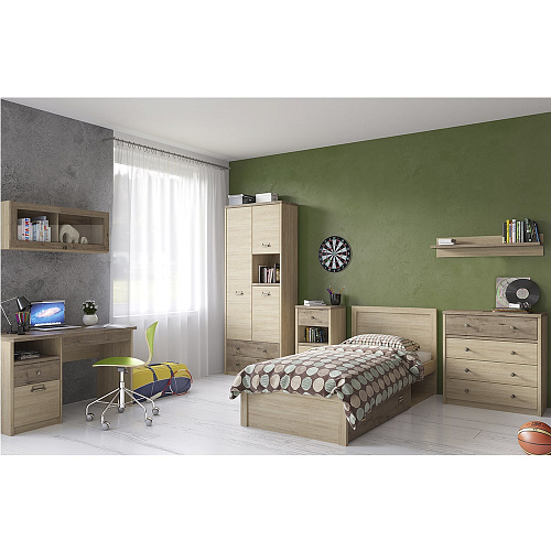 Стол письменный 1D2SN/D1 DIESEL дуб мадура/веллингтон