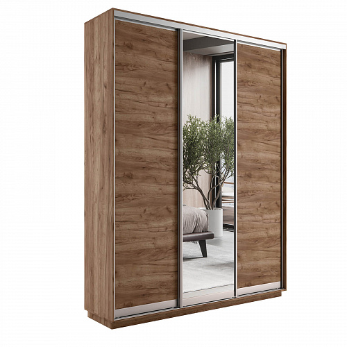 Шкаф-купе 3-х дверный Экспресс Медиум 2200х1800х450 мм