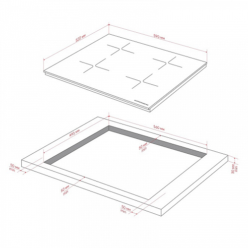 Варочная поверхность Kuppersberg ICI 608