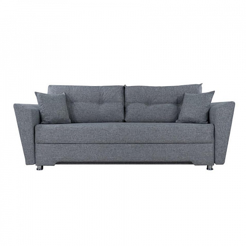 Диван Амстердам У, рогожка серая