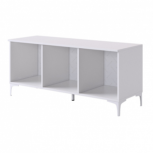 Тумба Зефир 115.01 белое дерево/пудра розовая (эмаль)