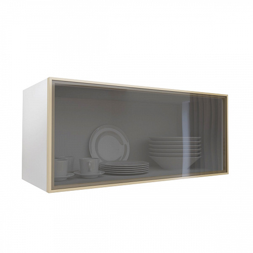 Фасад со стеклом из алюминиевого профиля 800х350