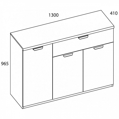 Комод MODERN 3D1S Персидский жемчуг/Ирландский ликер