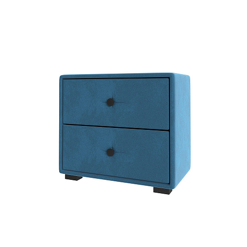Тумба прикроватная НК TANGO Велюр Синий