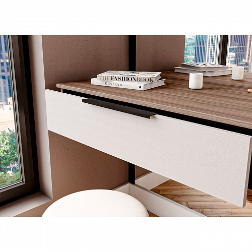 Тумба подвесная Роза 900 Орех Франклин/Бежевый Скин