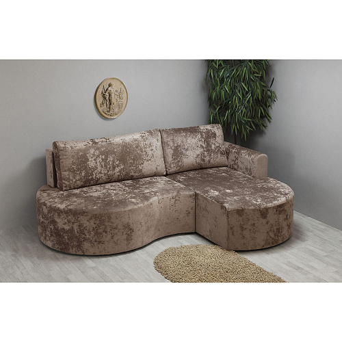 Угловой диван Каир (Левый) PLUSH LATTE