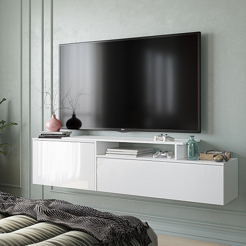 Тумба ТВ Элия белый