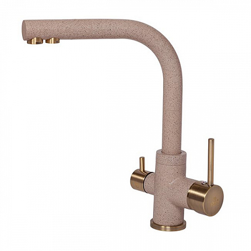 Смеситель для кухни высокий в цвет мойки Paulmark Ho213011