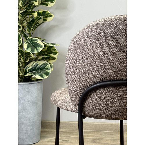 Стул Kenner 307SD черный/капучино B04