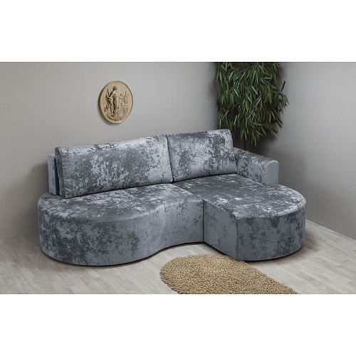 Угловой диван Каир (Левый) PLUSH GRAPHITE