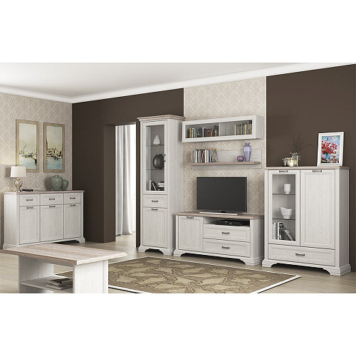 Тумба RTV 1D2SN MONAKO Сосна винтаж/дуб анкона