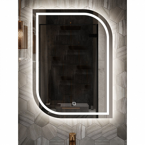 Зеркало навесное Z-17 с подсветкой вертикальное