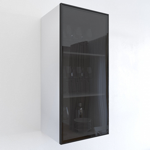 Фасад со стеклом из алюминиевого профиля 400х900