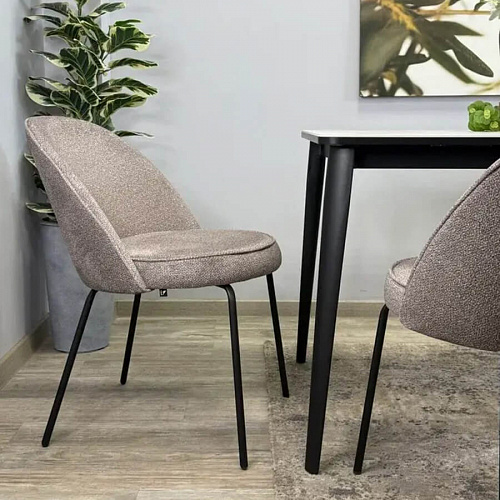 Стул Kenner 176SD черный/капучино B04