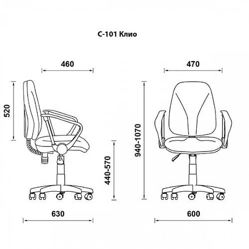 Кресло С-101 Клио Е02-к