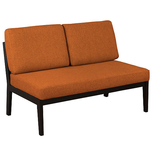 Диван-скамья массив мягкая Венге/UNO TERRACOTA