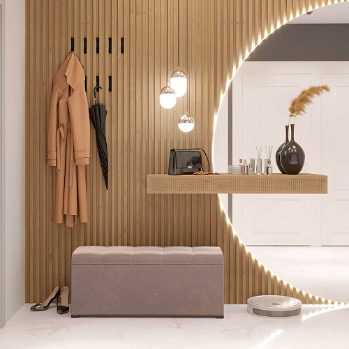 Тумба NOVEL 1000(М22) Велюр Кофейный