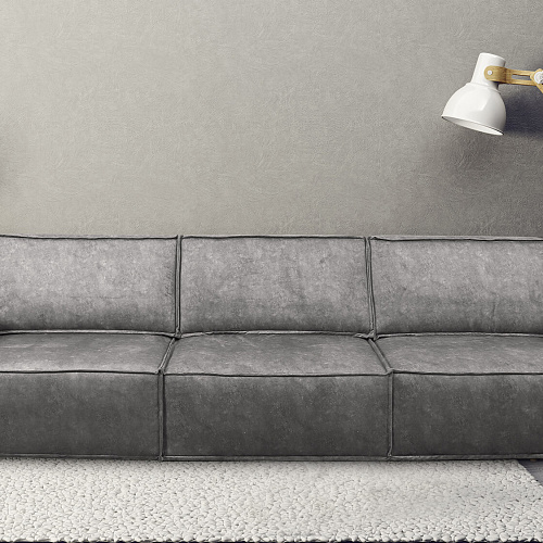 Диван Тулон 9 Аликанте серый