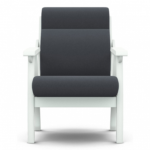 Кресло отдыха Вега-10 CATANIA STEEL/Снег (Лак)