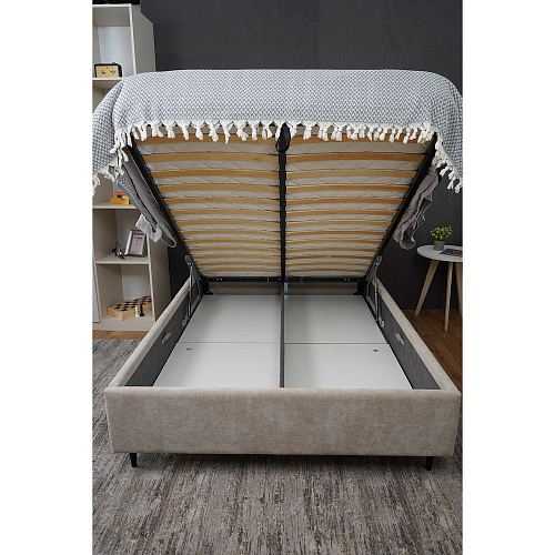 Кровать с подъемным механизмом Венеция 1600 Бежевый