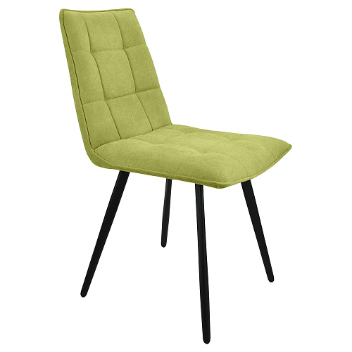Стул Рица Лофт черный муар/Канди Олива